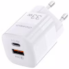 Зарядное устройство Choetech GaN USB-A/USB-C 33W QC3.0/PD/PPS (PD5006-EU-WH) - Image 2