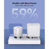 Зарядний пристрій Choetech GaN USB-A/USB-C 33W QC3.0/PD/PPS (PD5006-EU-WH) - Image 6
