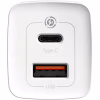 Зарядное устройство Baseus 2xUSB 65W GaN (USB-C+USB-A) white (CCGAN2L-B02) - Image 4