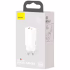 Зарядний пристрій Baseus 2xUSB 65W GaN (USB-C+USB-A) white (CCGAN2L-B02) - Image 5