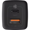 Зарядний пристрій Baseus 2xUSB 65W GaN (USB-C+USB-A) black (CCGAN2L-B01) - Image 4
