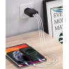 Зарядний пристрій Media-Tech 2xUSB-C PD 65W USB QC 3.0 black (MT6252) - Image 4