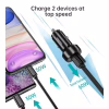 Зарядний пристрій Choetech USB-C+USB-A 60W QC3.0/PD/PPS black (TC0014-BK) - Image 5