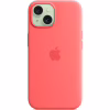 Чохол до мобільного телефона Apple iPhone 15 Silicone Case with MagSafe Guava (MT0V3ZM/A) - Image 4