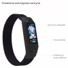 Ремінець до фітнес браслета Armorstandart Braided Solo Loop для Xiaomi Mi Band 7/6/5/4 Black size L (ARM58763) - Image 4