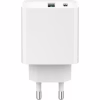 Зарядний пристрій Gembird USB-A + Type-C (PD20W + QC3.0 18W) white (TA-UC-PDQC20-01-W) - Image 2