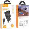 Зарядний пристрій HOCO C88A Star round dual port charger set(Type-C) Black (6931474749543) - Image 4