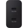 Зарядний пристрій Samsung 50W 2xUSB-С + cableUSB-C to USB-C 1.8m black (EP-T5020XBEGEU) - Image 3