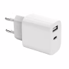Зарядний пристрій Gembird 1xUSB-A+1xUSB-C 5V/2.4A (12W) white (TA-UC-2AC12-01) - Image 3