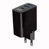 Зарядний пристрій Gembird 2хUSB-A (QC3.0 18W) + 1хType-C (PD20W) LCD black (TA-UC-PDQC30LCD-BK-02) - Image 6