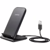 Зарядний пристрій Choetech 15W Fast Wireless Charging Stand 2coils black (T555-F-BK) - Image 3