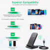Зарядний пристрій Choetech 15W Fast Wireless Charging Stand 2coils black (T555-F-BK) - Image 5