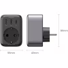 Зарядное устройство Ugreen 3xUSB 30W Outlet Extender (2хUSB-A+USB-C) CD314 (90613) - Image 6