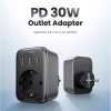 Зарядное устройство Ugreen 3xUSB 30W Outlet Extender (2хUSB-A+USB-C) CD314 (90613) - Image 8