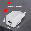 Зарядное устройство Canyon CU20AC GaN 20W 1xPD 1xQC EU White (CNS-CUW20AC) - Image 9