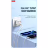 Зарядний пристрій XO L95 (2USB/2.4A) + USB - Lightning White (XO-L95-L) - Image 2