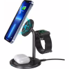 Зарядний пристрій Choetech 15W 3-in-1 Magnetic Wireless Fast Charger black (T585-F-101-CCBK) - Image 4