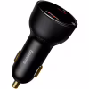 Зарядний пристрій Baseus Superme Digital Display PPS Dual Quick Charger Car Charger black (TZCCZX-01) - Image 3