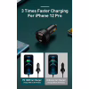 Зарядний пристрій Baseus Superme Digital Display PPS Dual Quick Charger Car Charger black (TZCCZX-01) - Image 8
