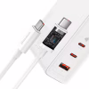Зарядний пристрій Baseus GaN5 Pro Fast Charger 2C+U 140W + Cable 1.0m Type-C 240W white (CCGP100202) - Image 9