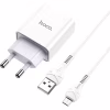 Зарядний пристрій HOCO C81A Asombroso USB + cable Micro 5P 10.5W White (6931474727954) - Image 2