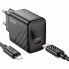 Зарядний пристрій HOCO CS22A Value USB-C PD30W + cable USB-C to Lightning Black (6942007609920) - Image 4