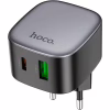 Зарядний пристрій HOCO CS32A Rise 1xUSB-C PD20W + 1xUSB QC3.0 Black (6942007617451) - Image 3
