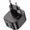 Зарядний пристрій HOCO CS32A Rise 1xUSB-C PD20W + 1xUSB QC3.0 Black (6942007617451) - Image 6