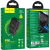 Зарядний пристрій HOCO N28 Founder 1xUSB-C PD20W + 1xUSB QC3.0 Black (6931474783509) - Image 4