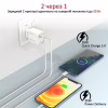 Зарядний пристрій Promate 20W PD Lightning + USB QC3.0 (icharge-pdqc3.white) - Image 2