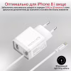 Зарядное устройство Promate 20W PD Lightning + USB QC3.0 (icharge-pdqc3.white) - Image 3