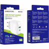 Зарядний пристрій BOROFONE BA46A USB-C PD + USB QC3.0 18W white (6931474727343) - Image 2
