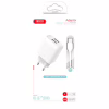 Зарядний пристрій XO 2xUSB 2.4A + cable USB to Micro 5P white (L57-M-WH) - Image 3
