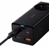 Зарядное устройство Baseus AC + 2xUSB-C 65W + 2xUSB black (PSZM000901) - Image 5