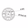 Двигатель для дрона Hobbyporter 3115 640KV (HP3115-KV640) - Image 6