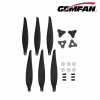 Пропелер для дрона Gemfan F1510 Folding 3 Blade Glass Fiber Nylon - Black 1CW + 1CCW (PMGNF1510-3A2) - Image 2