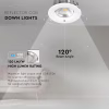 Светильник точечный V-TAC LED 10W, SKU-1272, 230V, 6.4K, 1200Lm (3800157611947) - Image 8