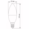 Лампочка TITANUM Filament C37 4W E14 4100K (TLFC3704144) - Image 3