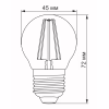 Лампочка TITANUM Filament G45 4W E27 2200K бронза (TLFG4504272A) - Image 3