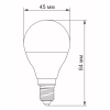 Лампочка TITANUM G45 6W E14 3000K (TLG4506143) - Image 3