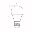 Лампочка Eurolamp LED А70 15W E27 3000K 220V (LED-A70-15272(P)) - Image 3