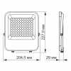 Прожектор Videx LED PREMIUM VIDEX F2 50W 5000K (VL-F2-505G) - Image 2