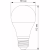 Лампочка Videx LED  A60e 12V 10W E27 4100K (VL-A60e12V-10274) - Image 3