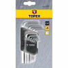 Набор инструментов Topex ключи шестигранные HEX 1.5-10 мм, 9 шт. (35D955) - Image 2