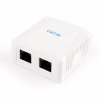 Комп'ютерна розетка Cablexpert RJ45x2 UTP, cat.5e (NCAC-2U5E-01) - Image 2