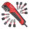 Насадка кутова Milwaukee SHOCKWAVE + 10 бит 25 мм (4932471274) - Image 3