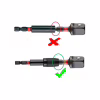 Адаптер для інструменту Milwaukee ShW з 1/4"HEX на 1/4" квадратный хвостовик (4932471826) - Image 4