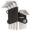 Ключ Sigma набір TORX 9шт T10-T50 CrV, короткі з отвором (4022211) - Image 4