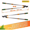 Секатор Gruntek XT 26-39 Premium обводной, d 35мм, 665-995мм, с телескопическими ручками (295066099) - Image 5