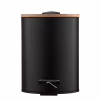 Контейнер для сміття Ardesto Minimalism З педаллю Чорний 3 л (ARHB3601BB) - Image 6